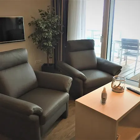 Apartmenthaus Hafenspitze, Ap 33 Fördetraum Sauna, Blickrichtung Offene - A72365 Apartment