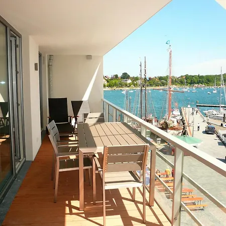 Apartmenthaus Hafenspitze, Ap 33 Fördetraum Sauna, Blickrichtung Offene - A72365 * Eckernförde