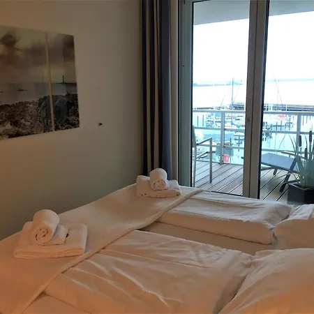 Apartment Apartmenthaus Hafenspitze, Ap 33 Fördetraum Sauna, Blickrichtung Offene - A72365